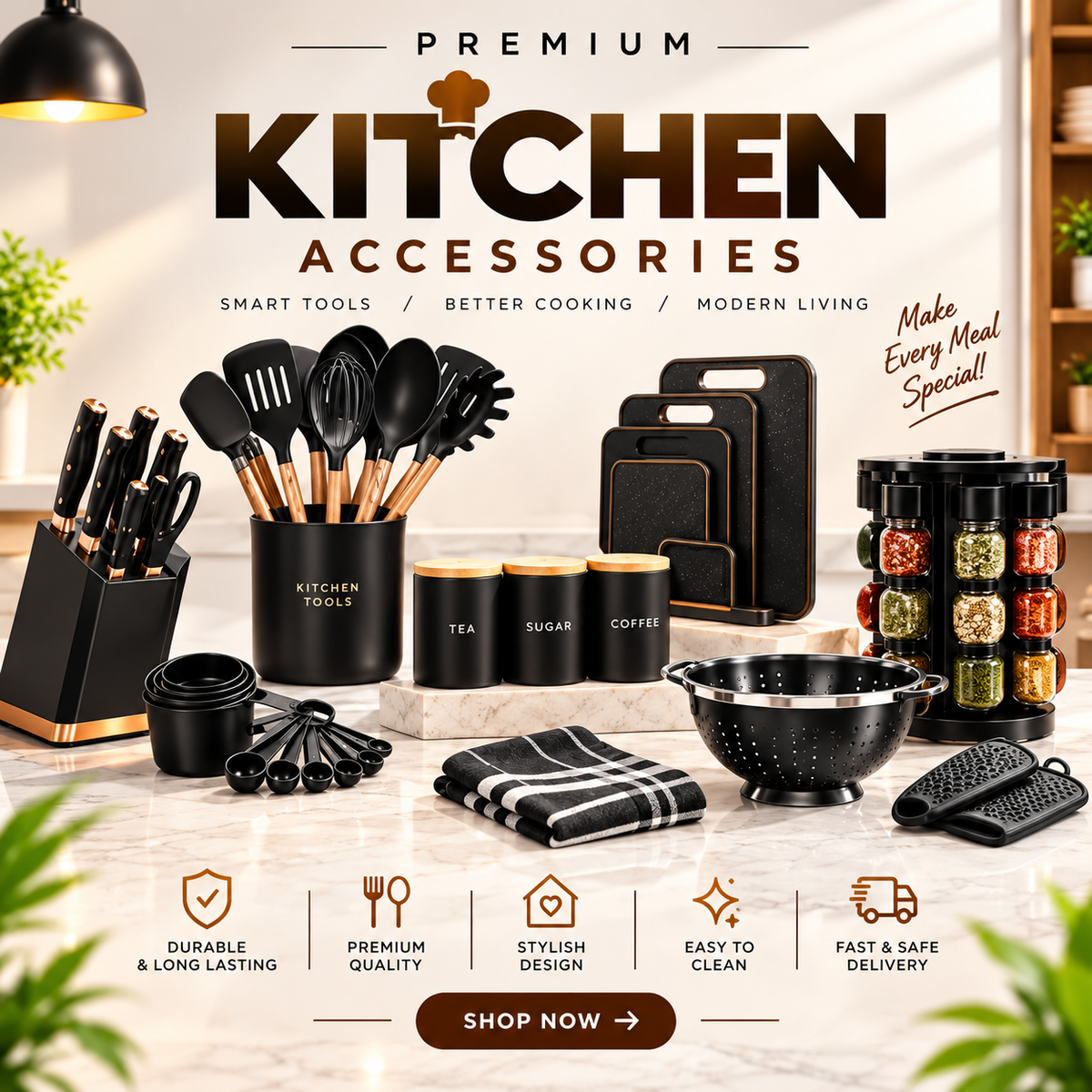 KITCHEN ACESSORIES