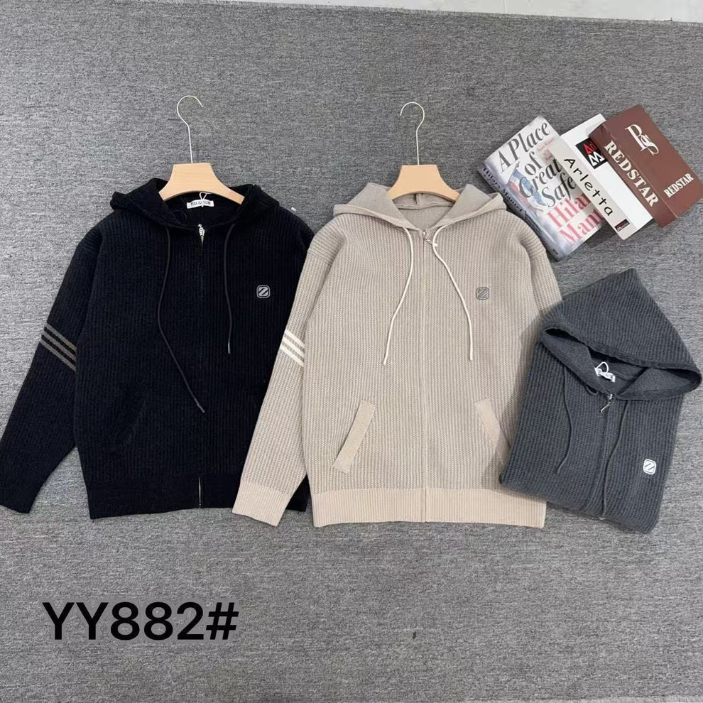 PREMIUM WOOL FULL ZIP HOODIES FOR MEN